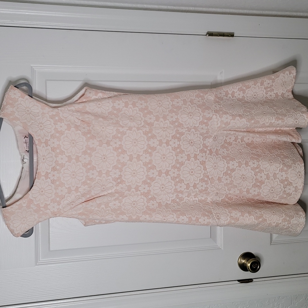 Nanette lepore peplum floral lace dress